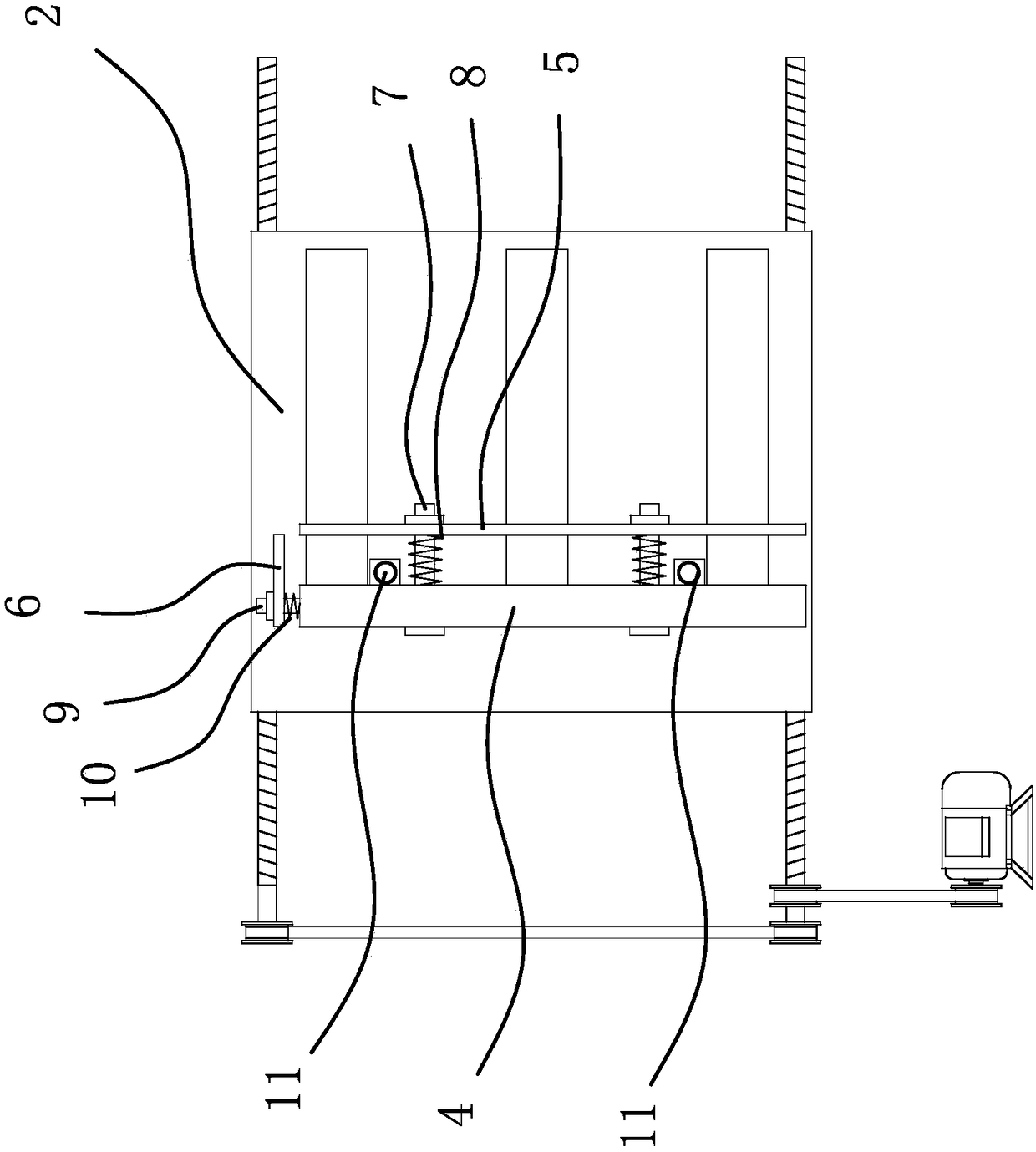 Anti-deformation aluminum profile cutting equipment