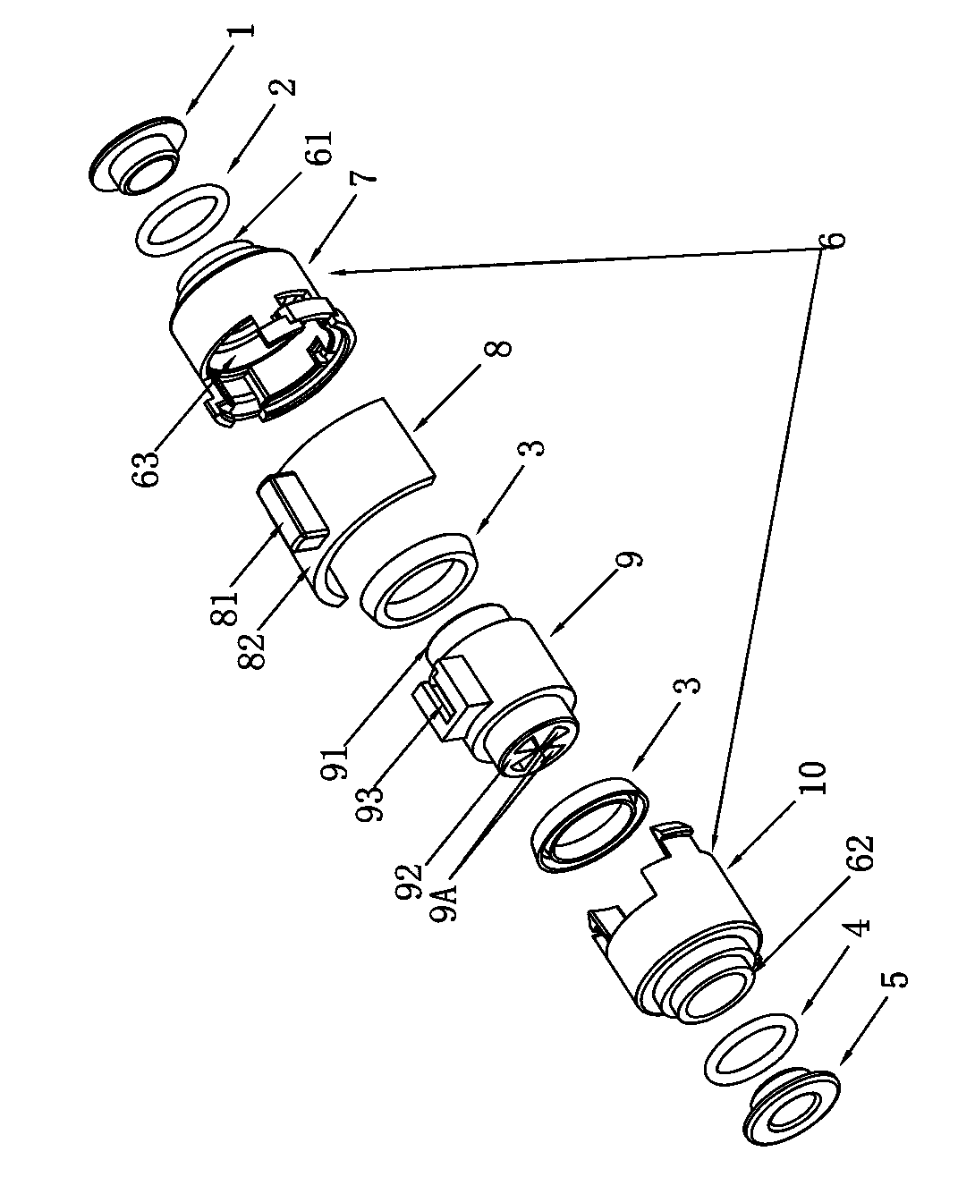 Fluid-flow control device and shower head