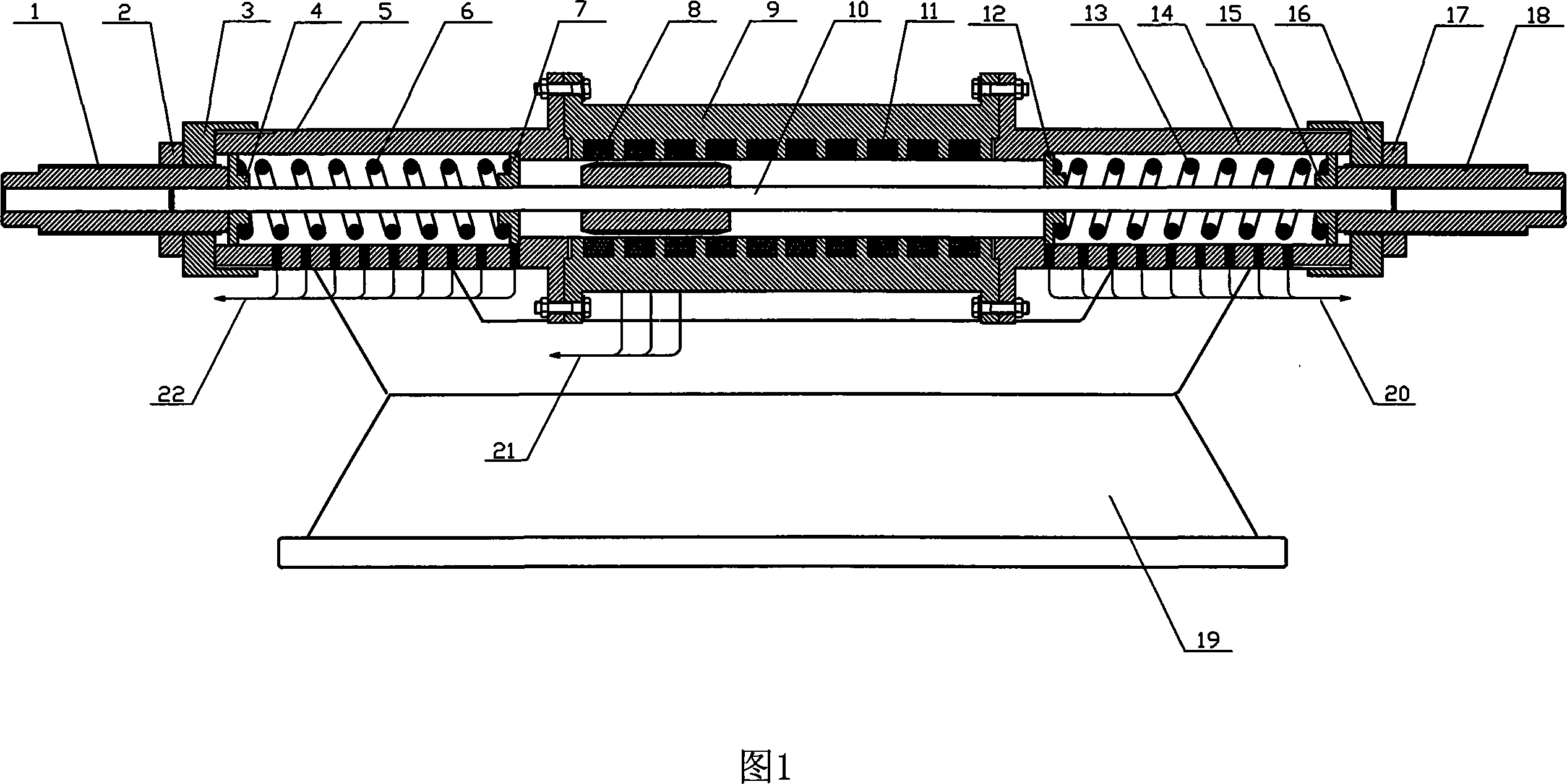 Linear motor accelerated impact spring fatigue test device