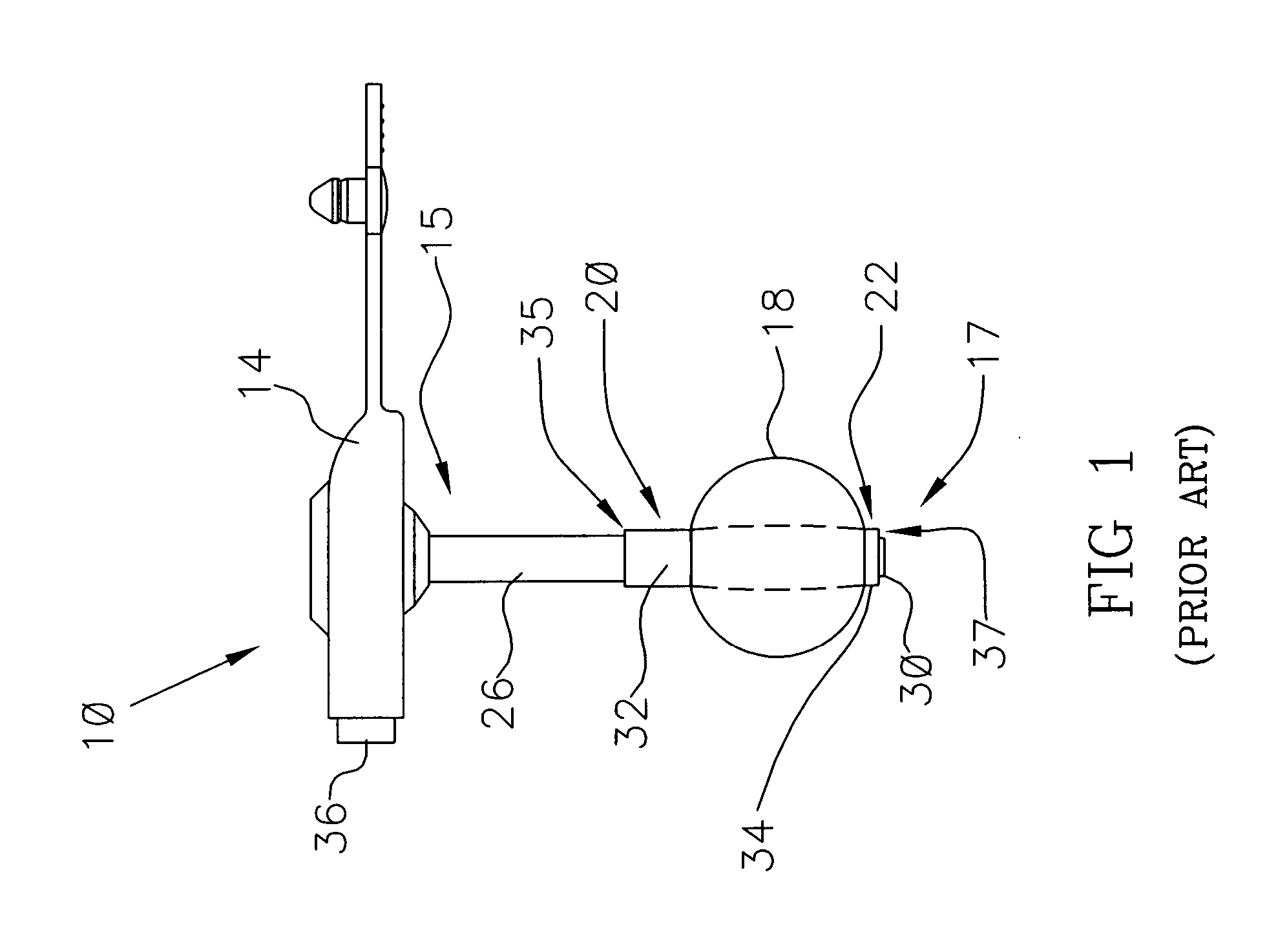 Catheter having a balloon member recessedly attached thereto