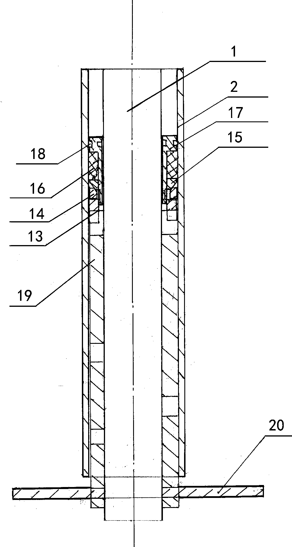 Continuous oil pipe logging auxiliary treatment device and method