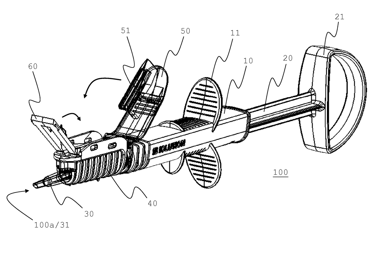 Injector for implanting an intraocular lens