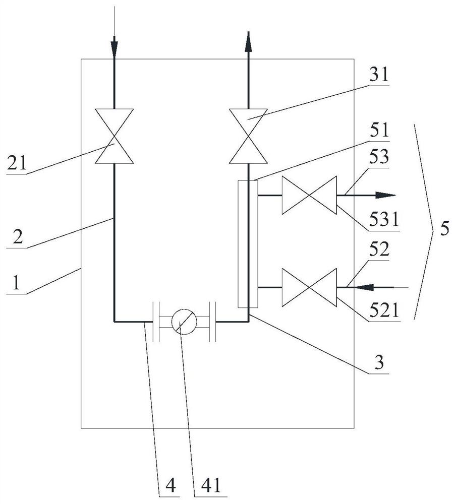 Integrated self-condensation drainage device