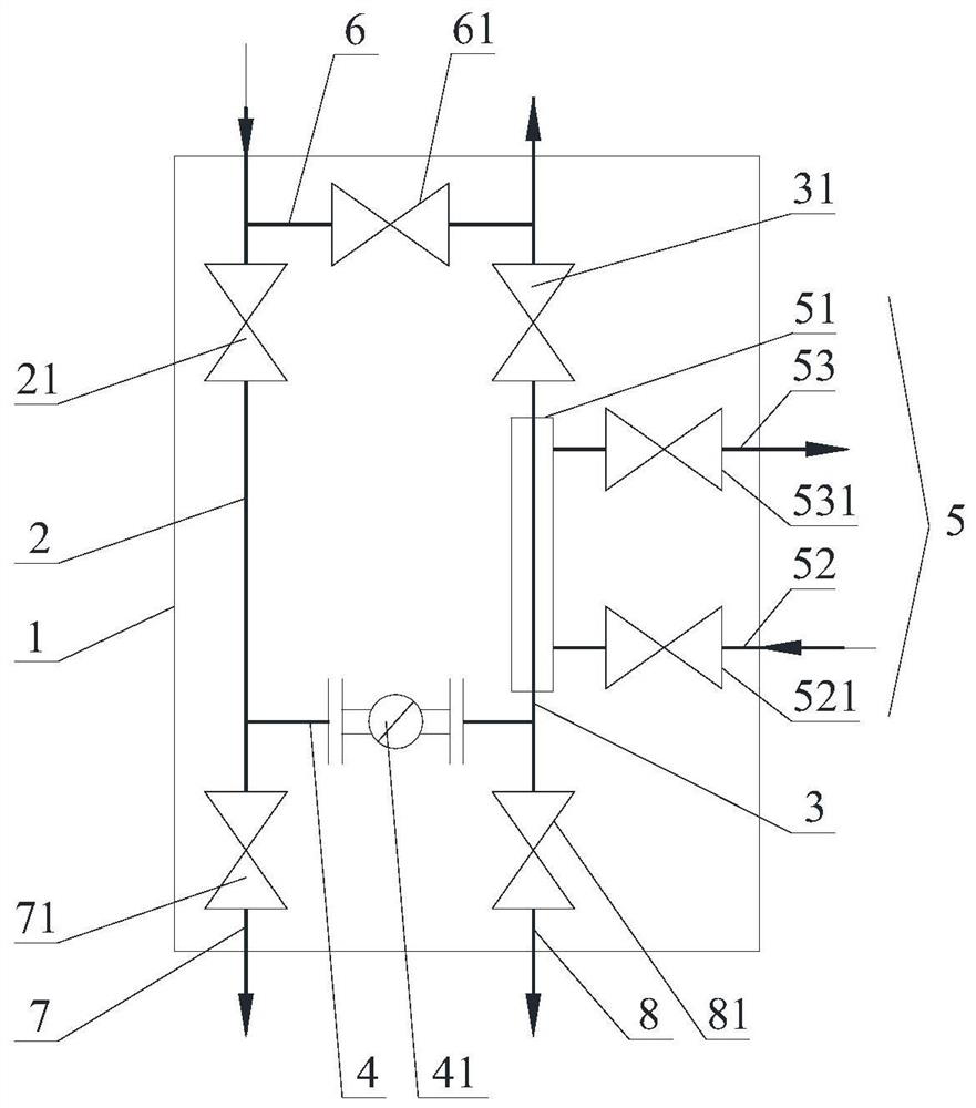 Integrated self-condensation drainage device