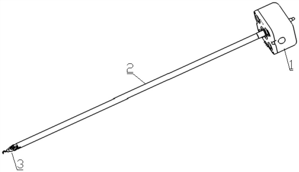 Integrated multi-degree-of-freedom unipolar electric hook