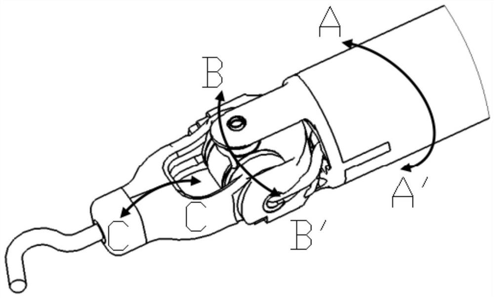 Integrated multi-degree-of-freedom unipolar electric hook