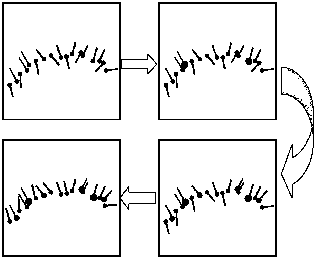 Multilayer Riemann diagram constraint-based surface sample normal propagation method