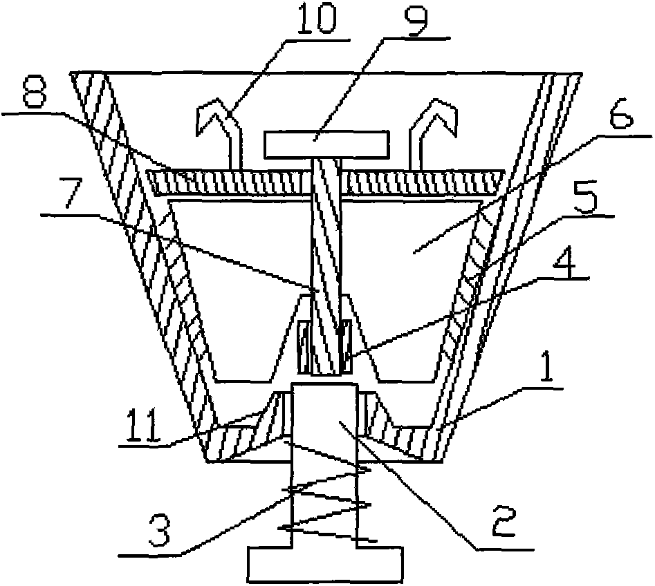 Sediment cleaning device used for sewage sedimentation tank