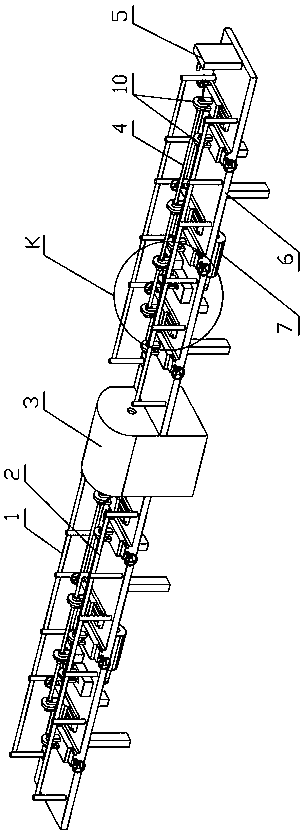 Steel bar grinding device with safety protection