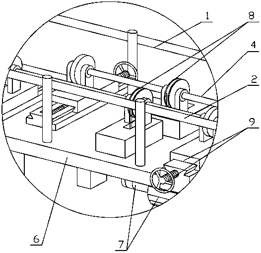 Steel bar grinding device with safety protection