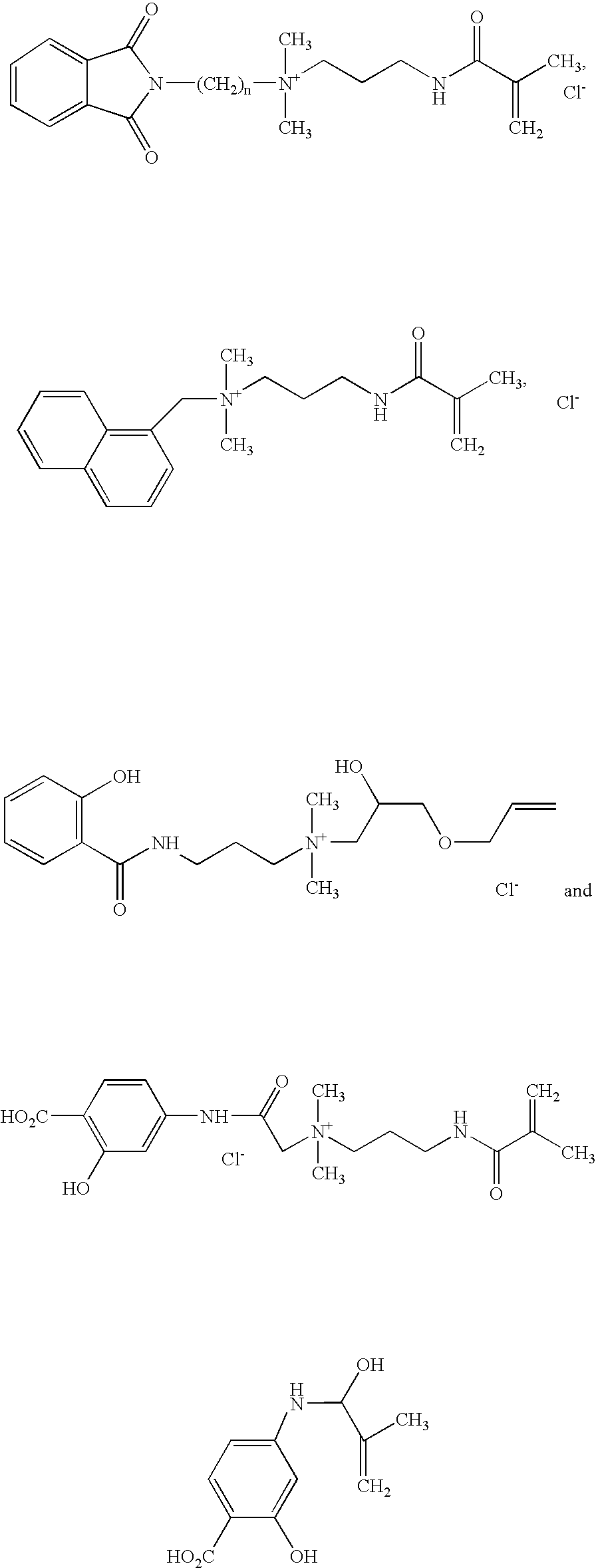 Water soluble monomers and polymers for protecting substrates from ultraviolet light