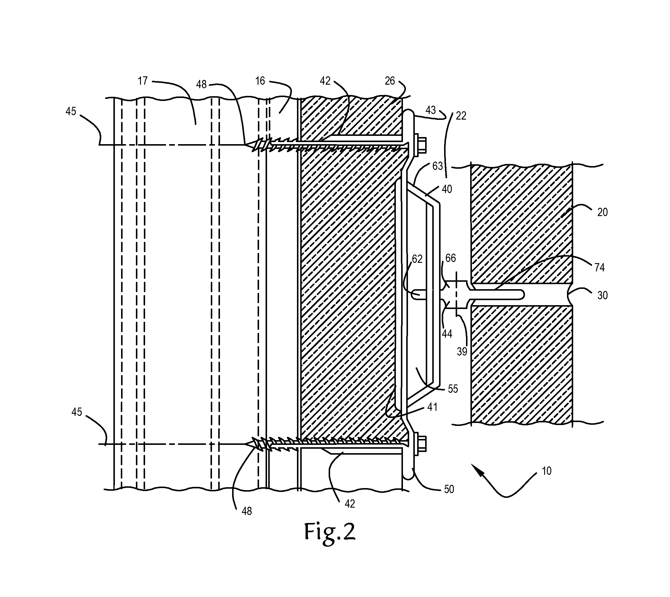 High-strength vertically compressed veneer tie anchoring systems utilizing and the same