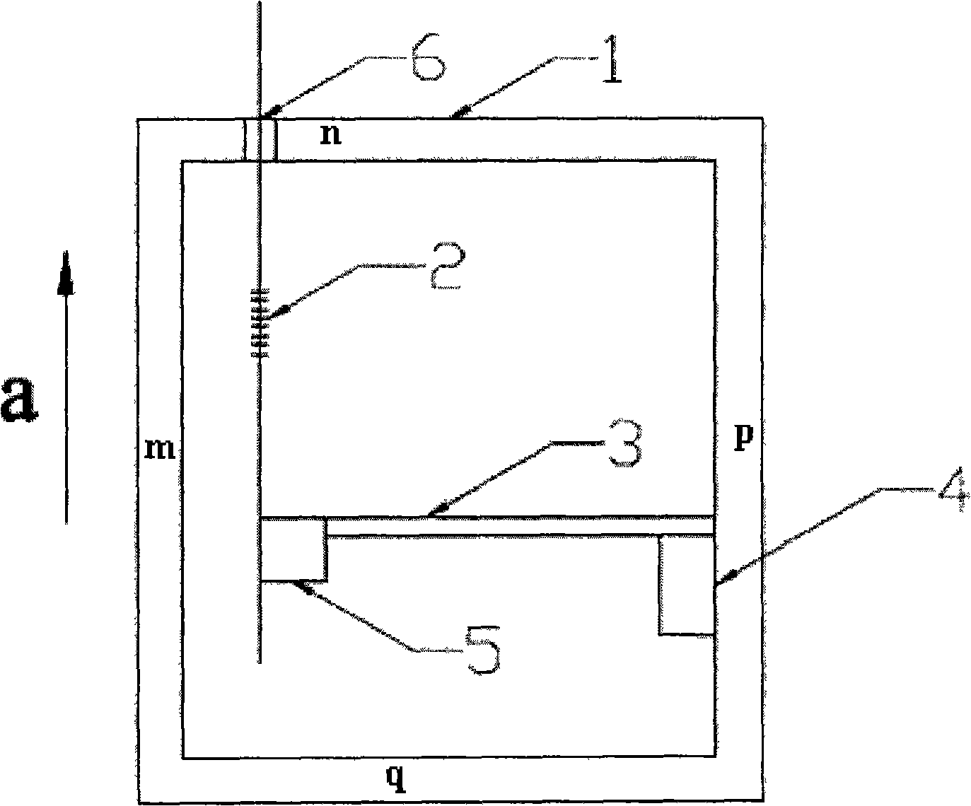 Optical fibre grating accelerometer based on cantilever beam deflection