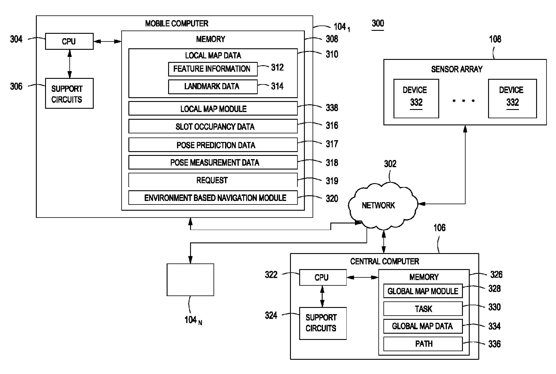 Method and apparatus for sharing map data associated with automated industrial vehicles