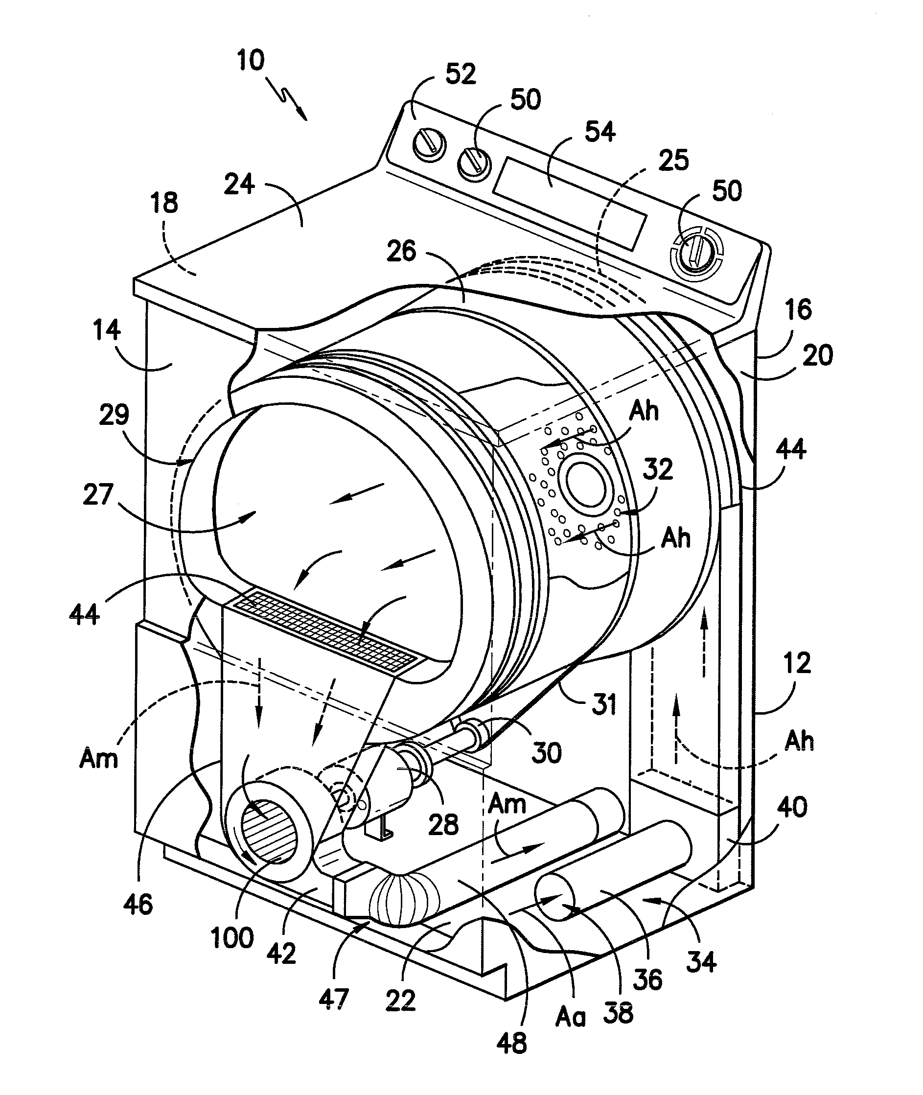 Fan assembly for an appliance