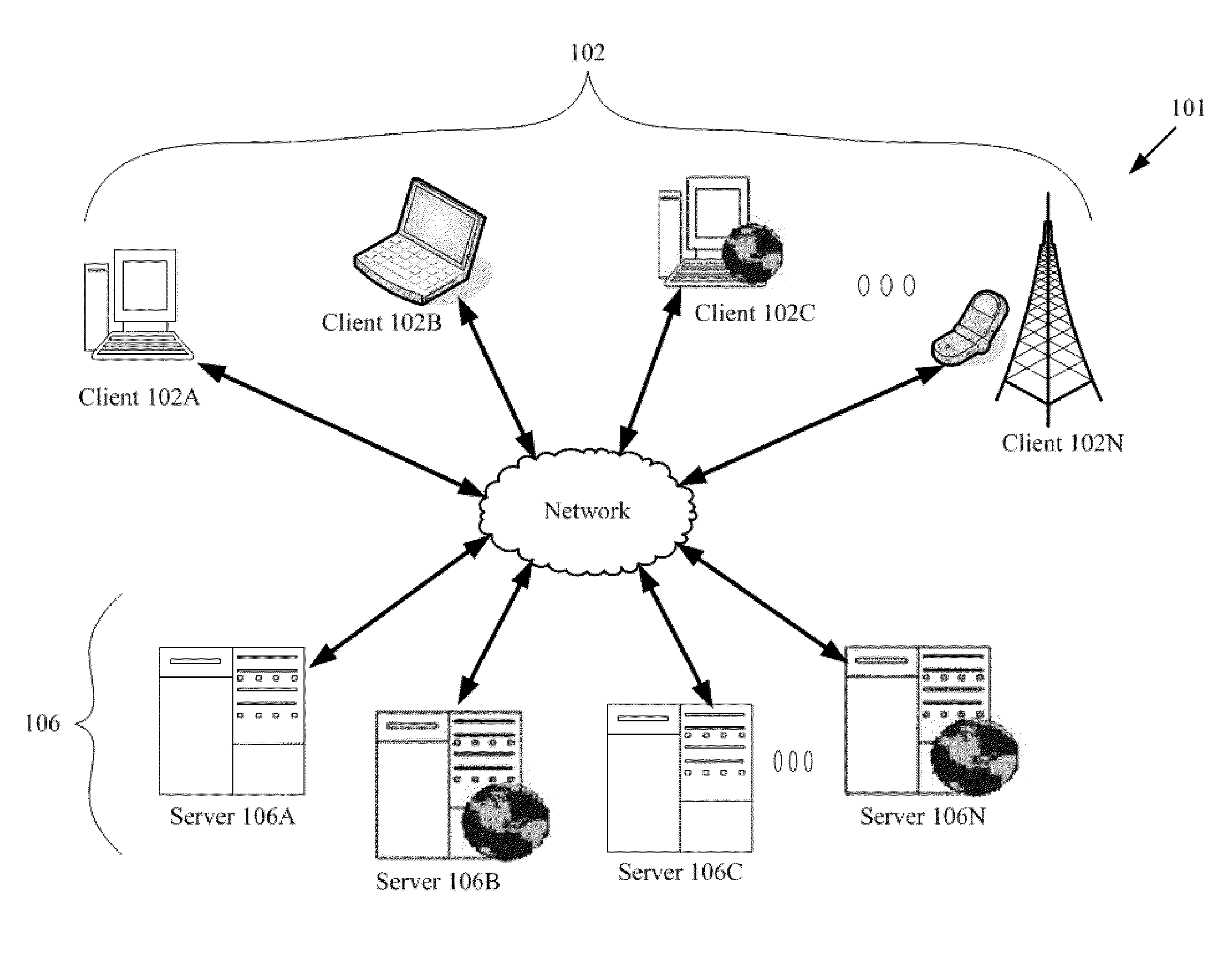 Methods and systems for load balancing using forecasting and overbooking techniques