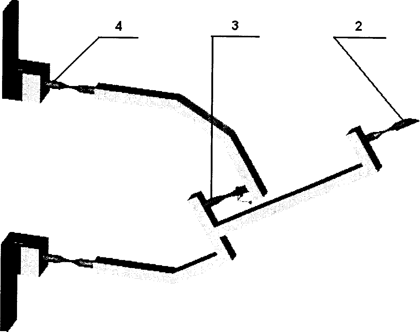 3-PPTTRS six freedom degree parallel precise jiggle robot