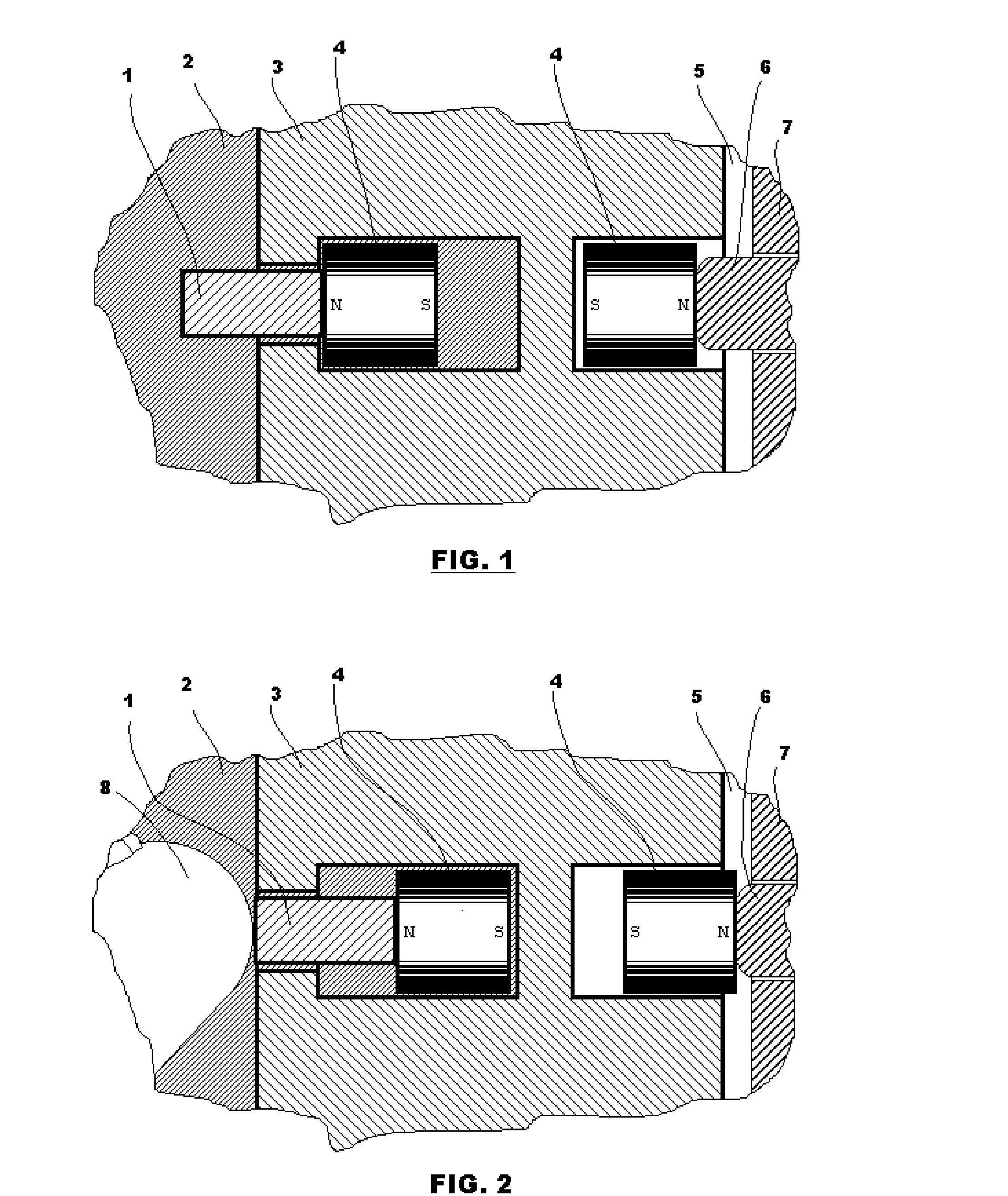 Magnetic Repulsion Actuator for Underwater Camera