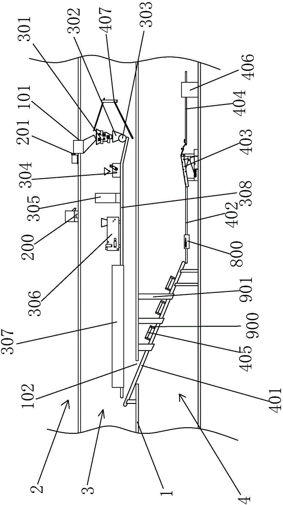 Stereoscopic biscuit production line