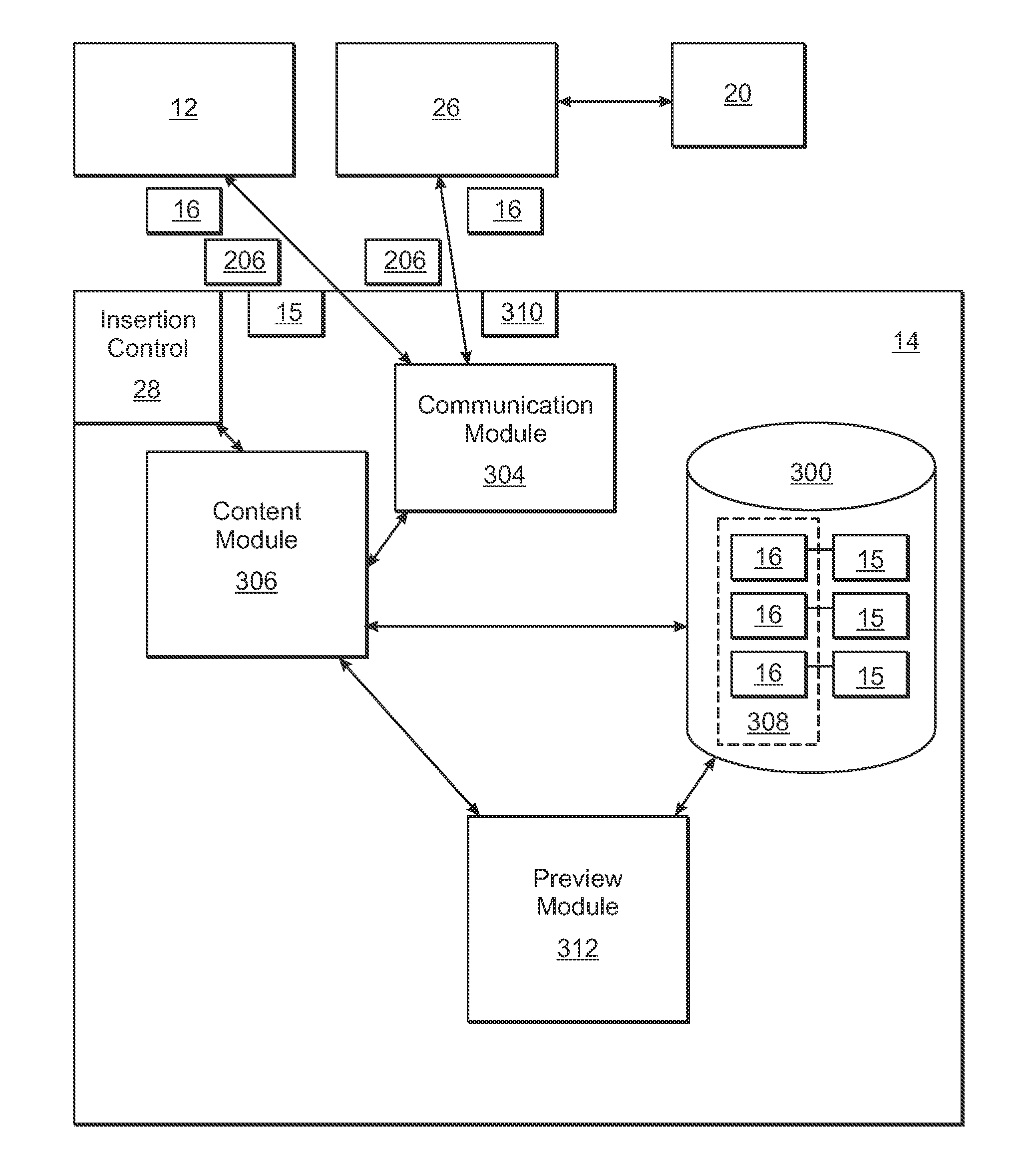 Realtime insertion of video content in live broadcasting