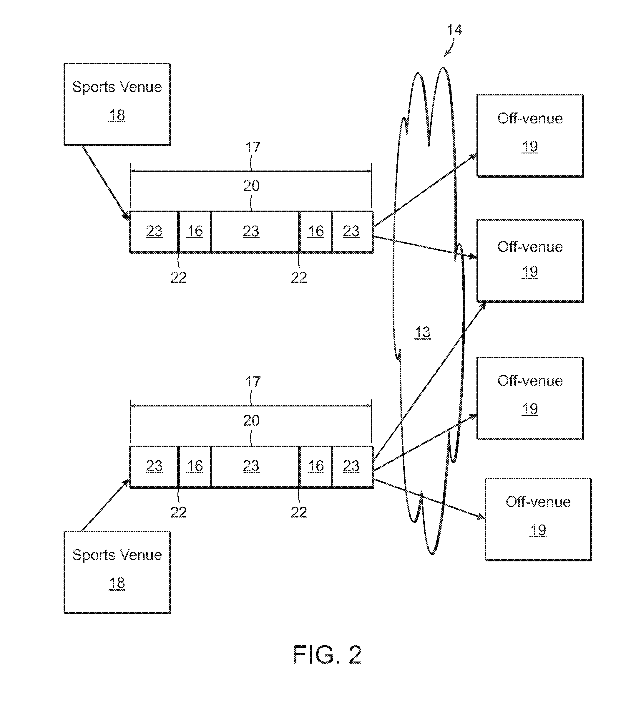 Realtime insertion of video content in live broadcasting