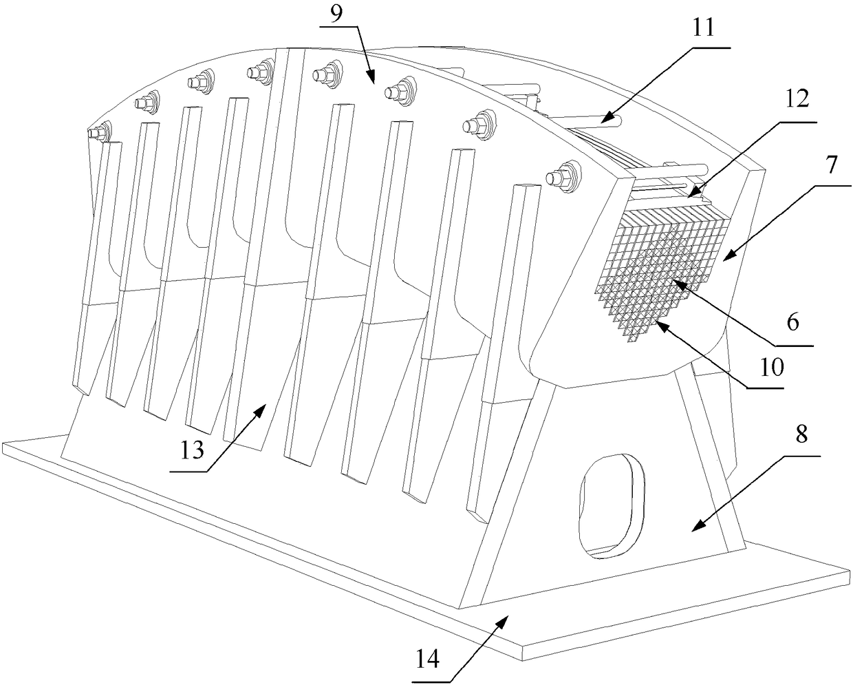 Arrangement structure for main cable strands of multi-tower suspension bridge