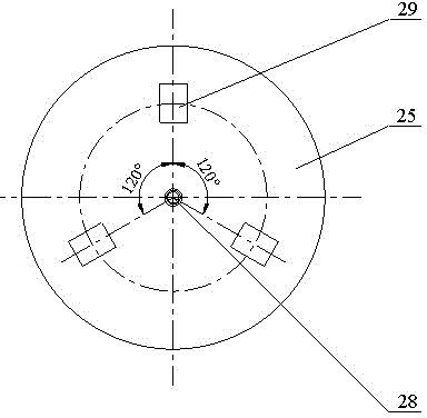 Testing device for external characteristics of high-temperature molten salt pump