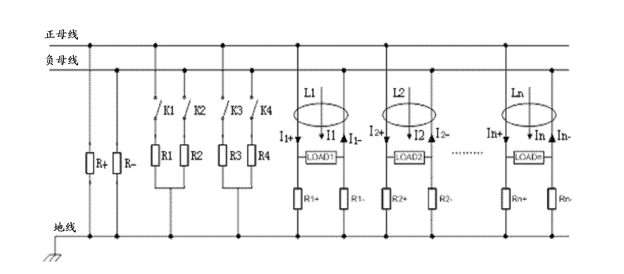 Direct current system insulation monitoring method and device