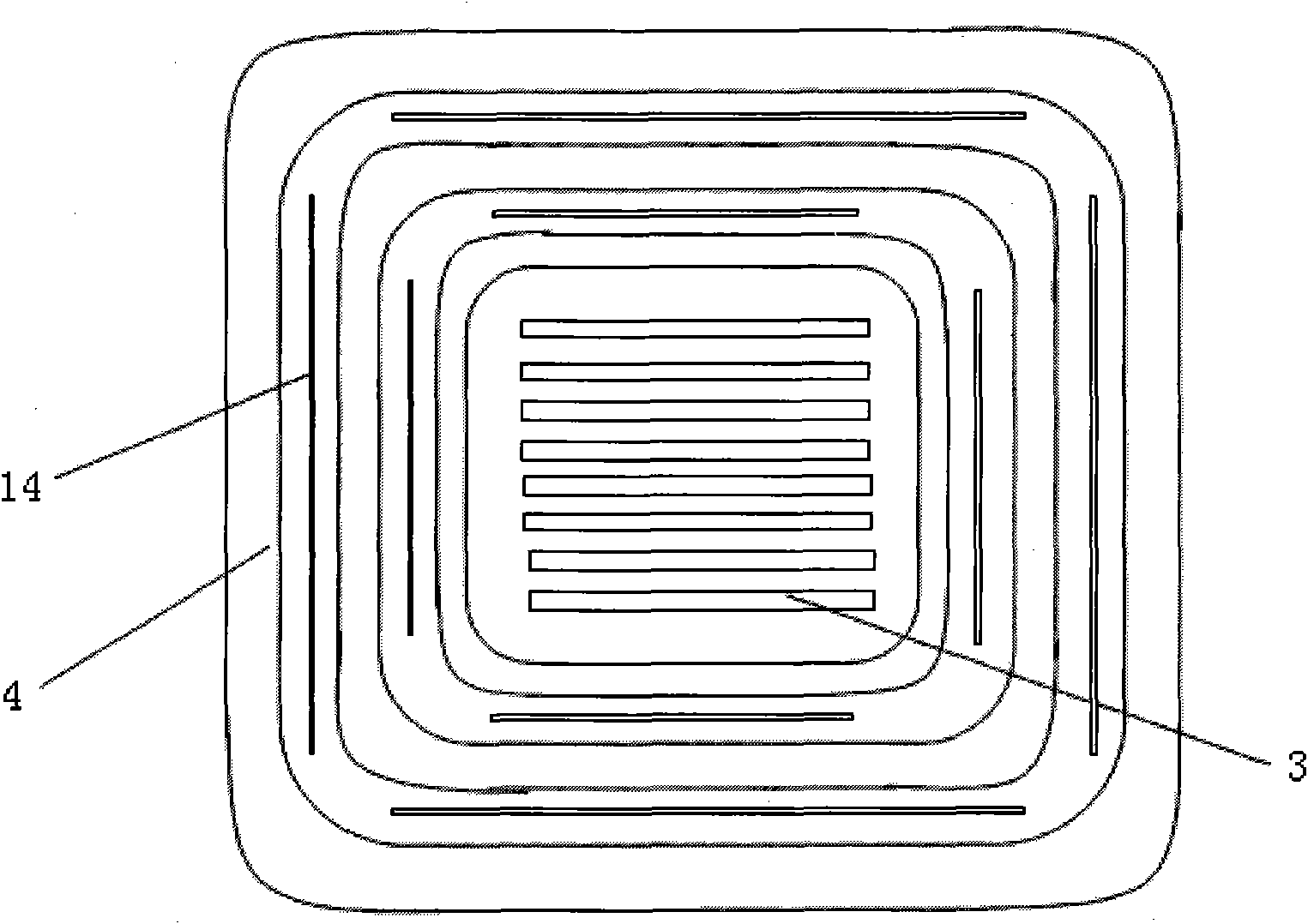 Super-junction semiconductor device with groove-type terminal structure