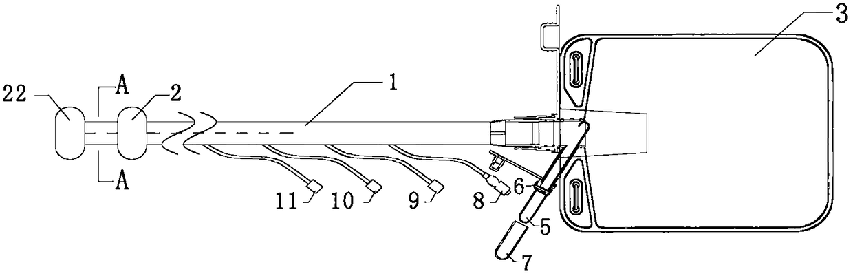 Excrement drainage device