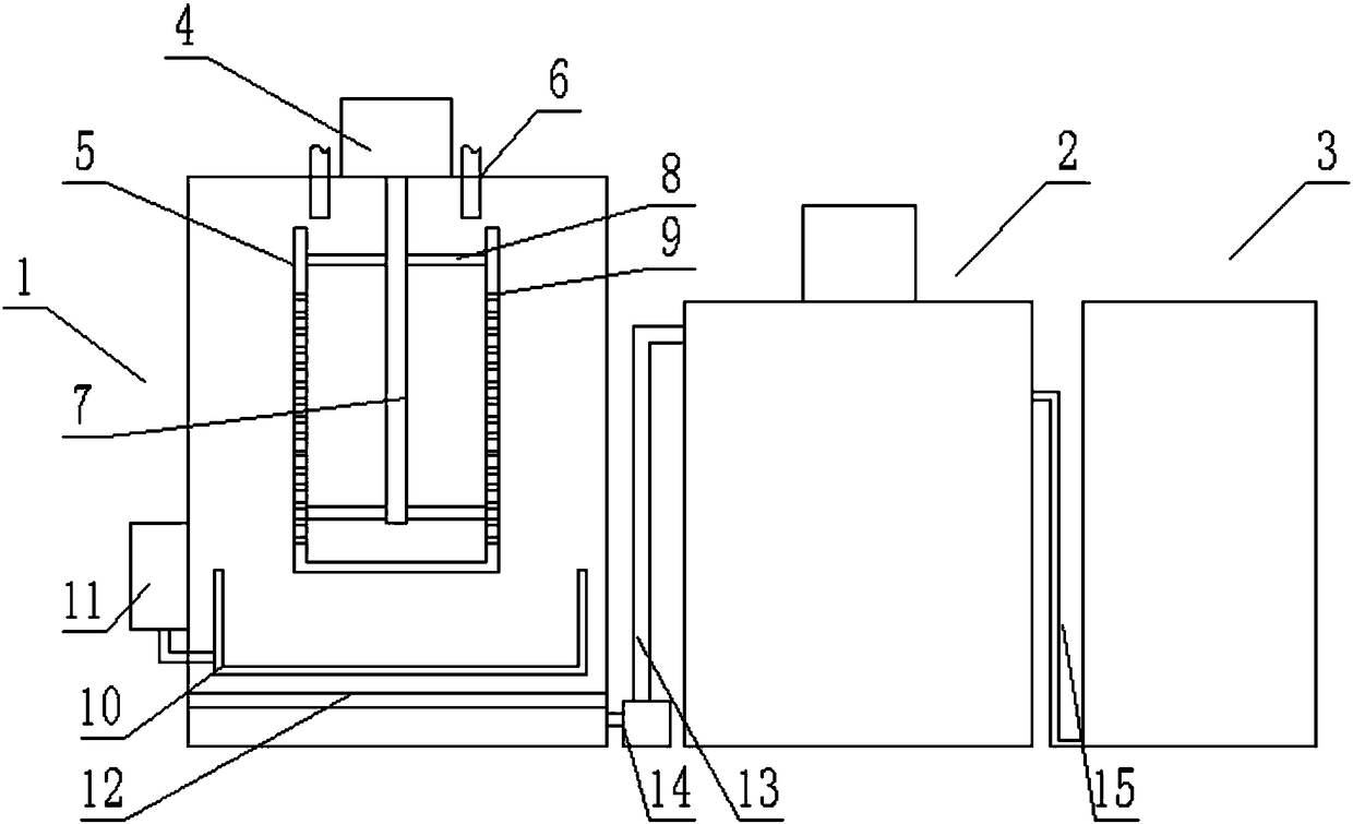 Centrifugal separation type sewage treatment device