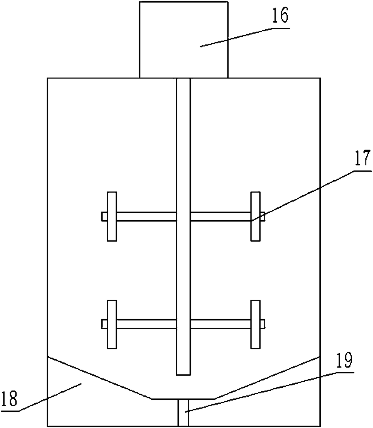 Centrifugal separation type sewage treatment device