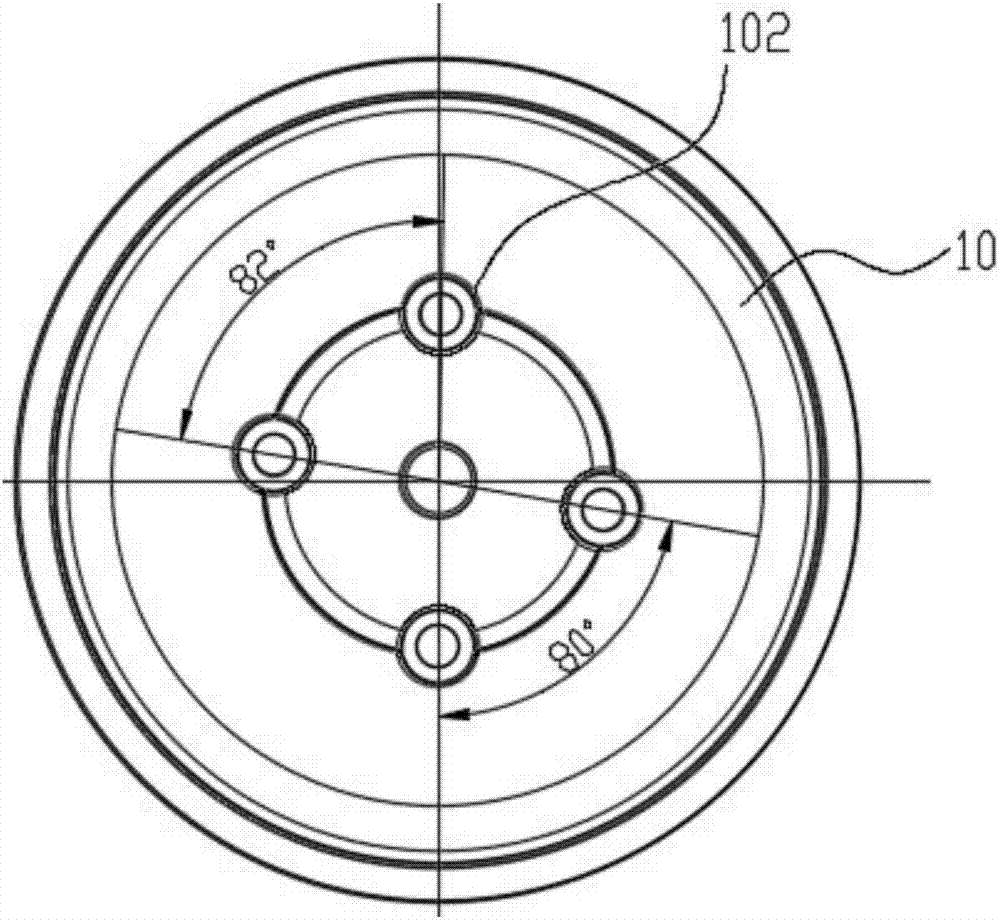 Internal expansion type tensioning fixture for end cover sealing plate