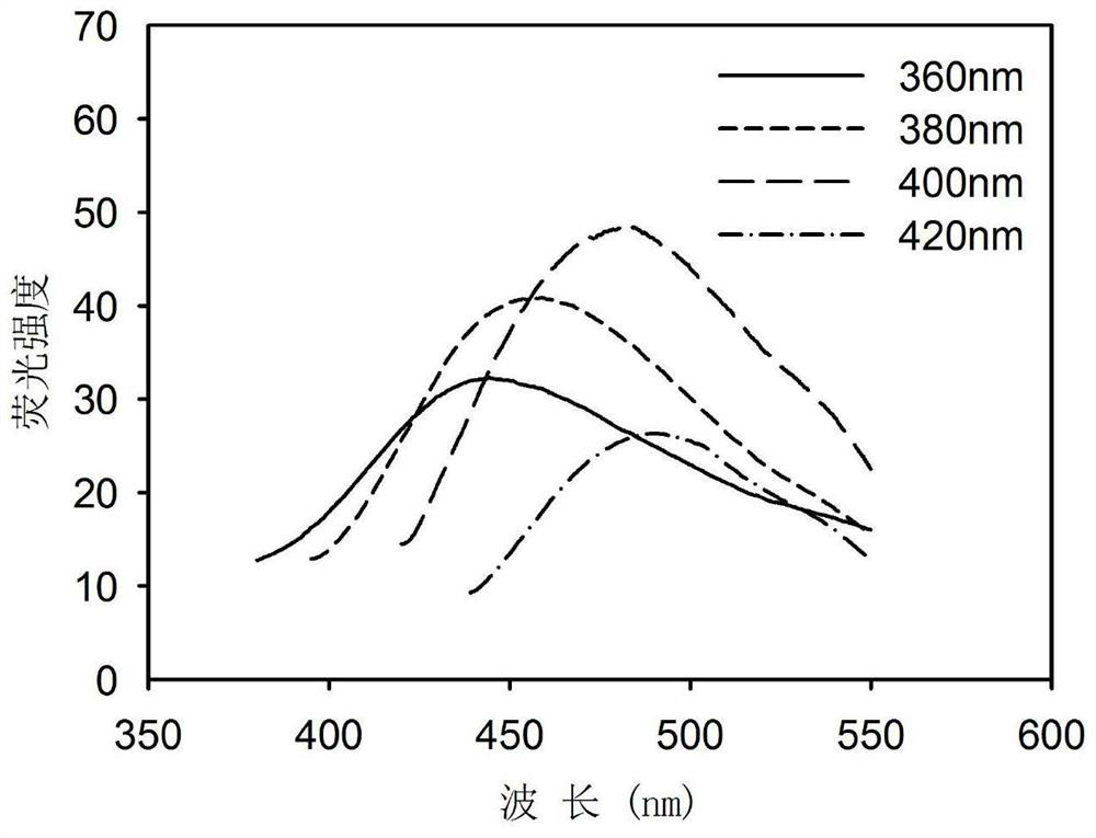 N, S-doped carbon quantum dots based on choline ionic liquid and preparation method thereof