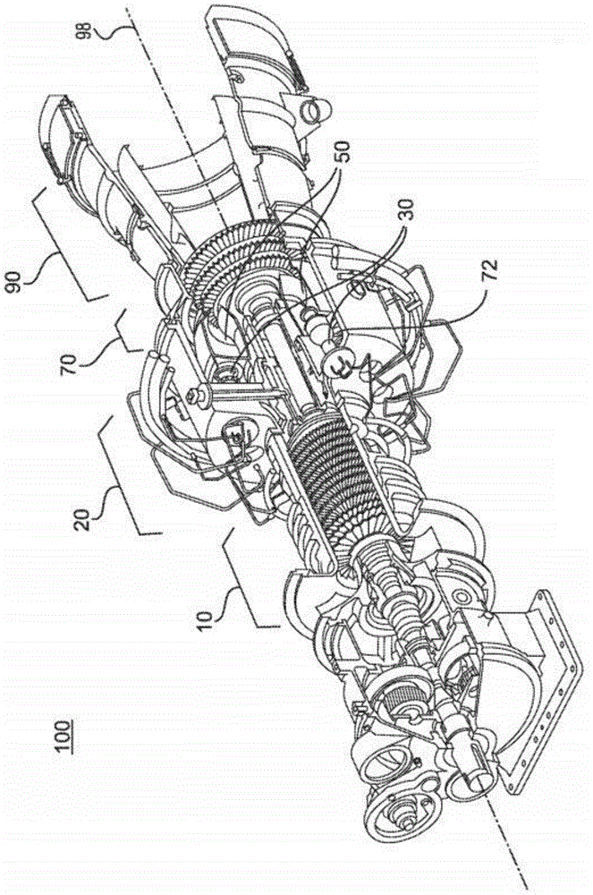 Method of reducing combustion induced oscillations in turbine engine