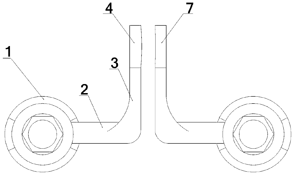 A lumbar isthmus repair device