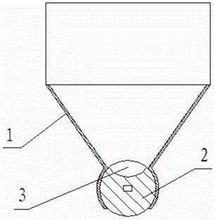 Automatic throwing device for solid powder materials