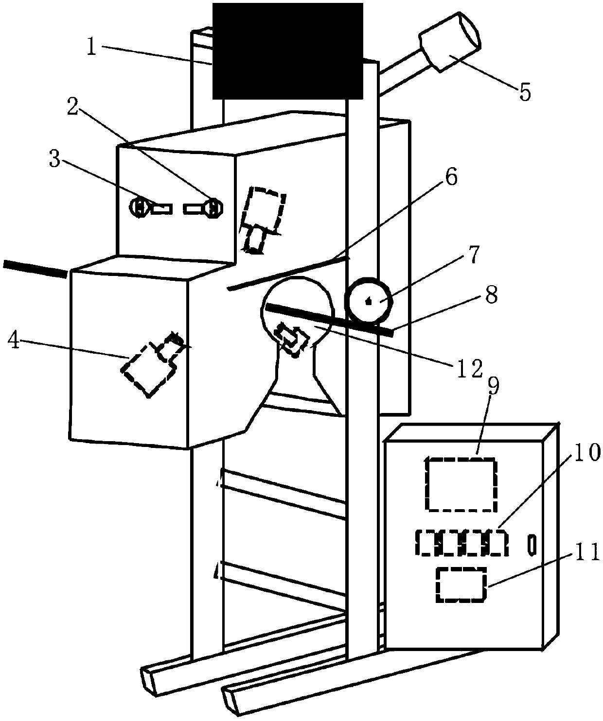 Optical cable surface defect detection device and method