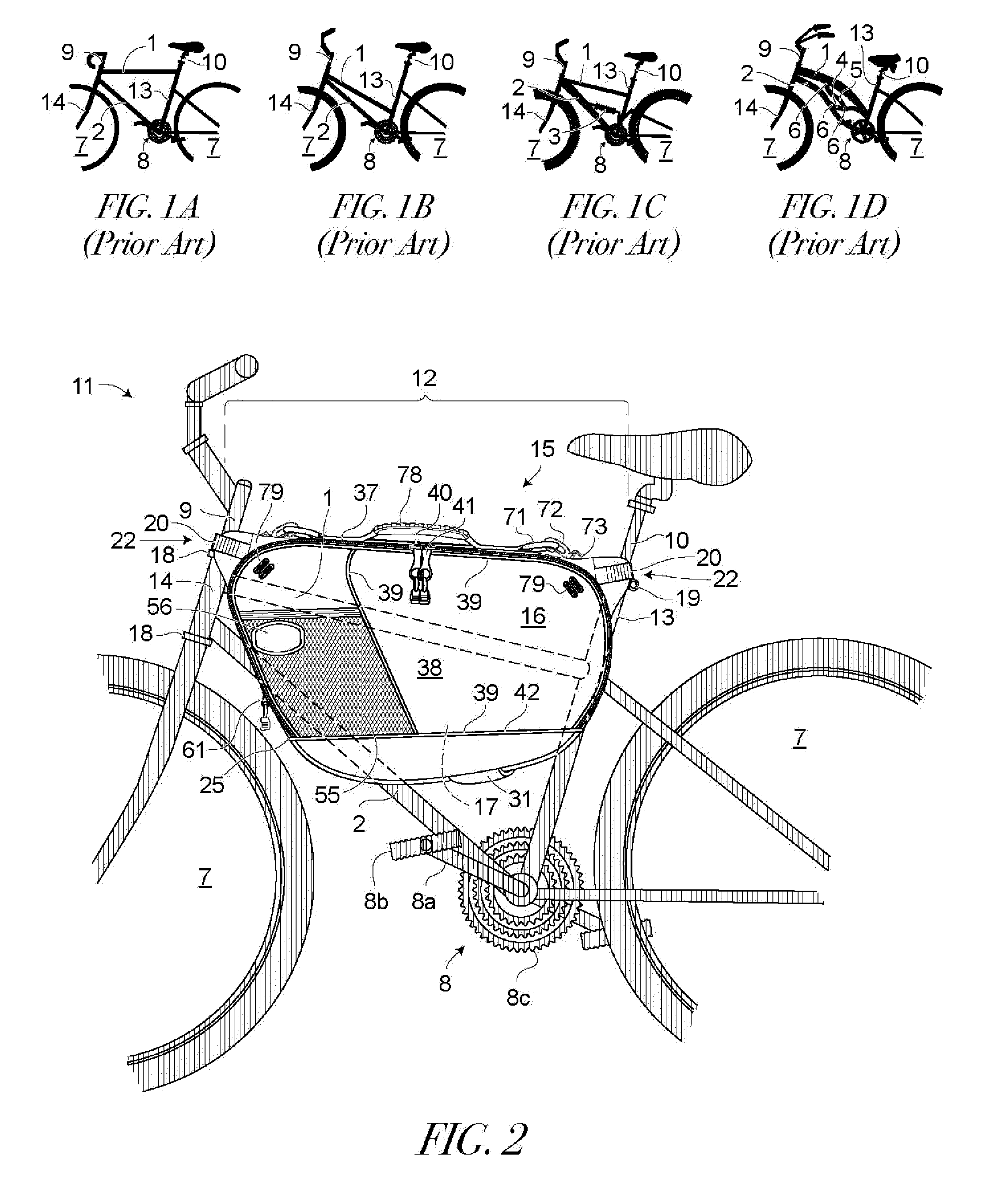 Bicycle article carrier