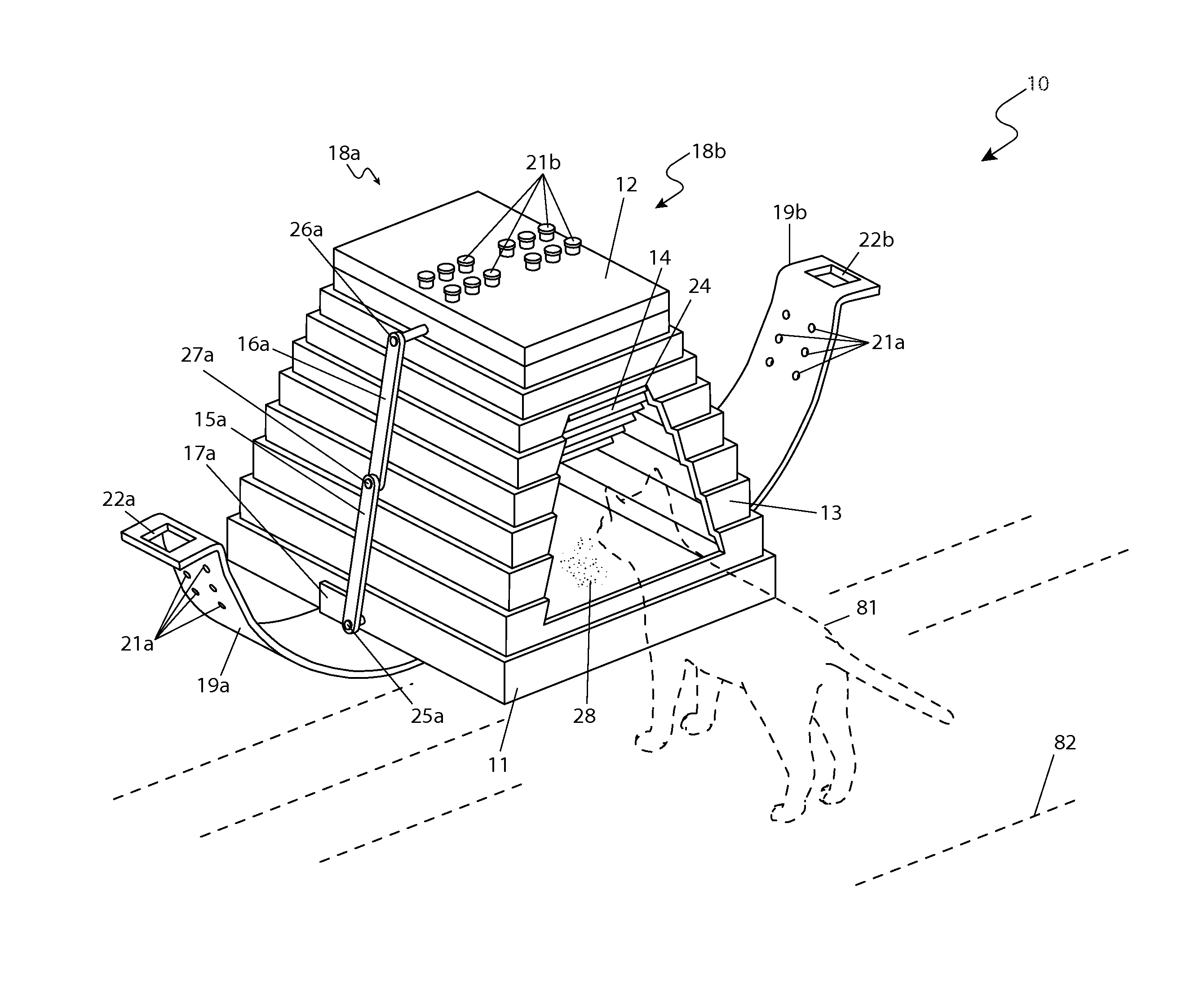 Disposable feline litter box