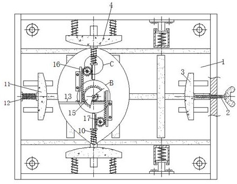 A damping device for glass curtain wall