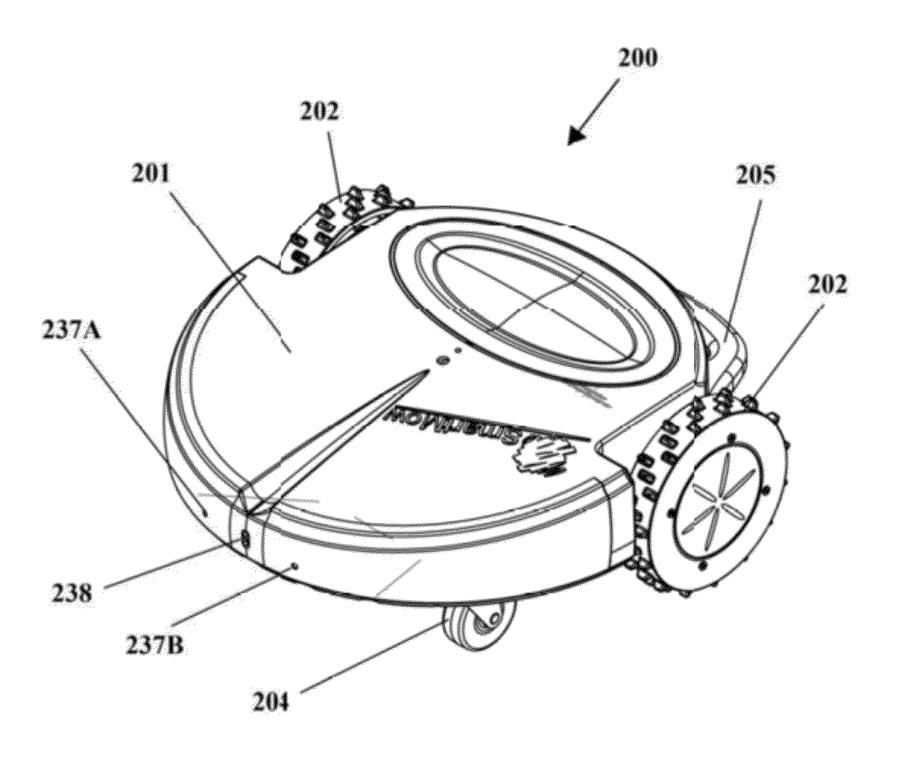 Method for establishing a desired area of confinement for an autonomous robot and autonomous robot implementing a control system for executing the same