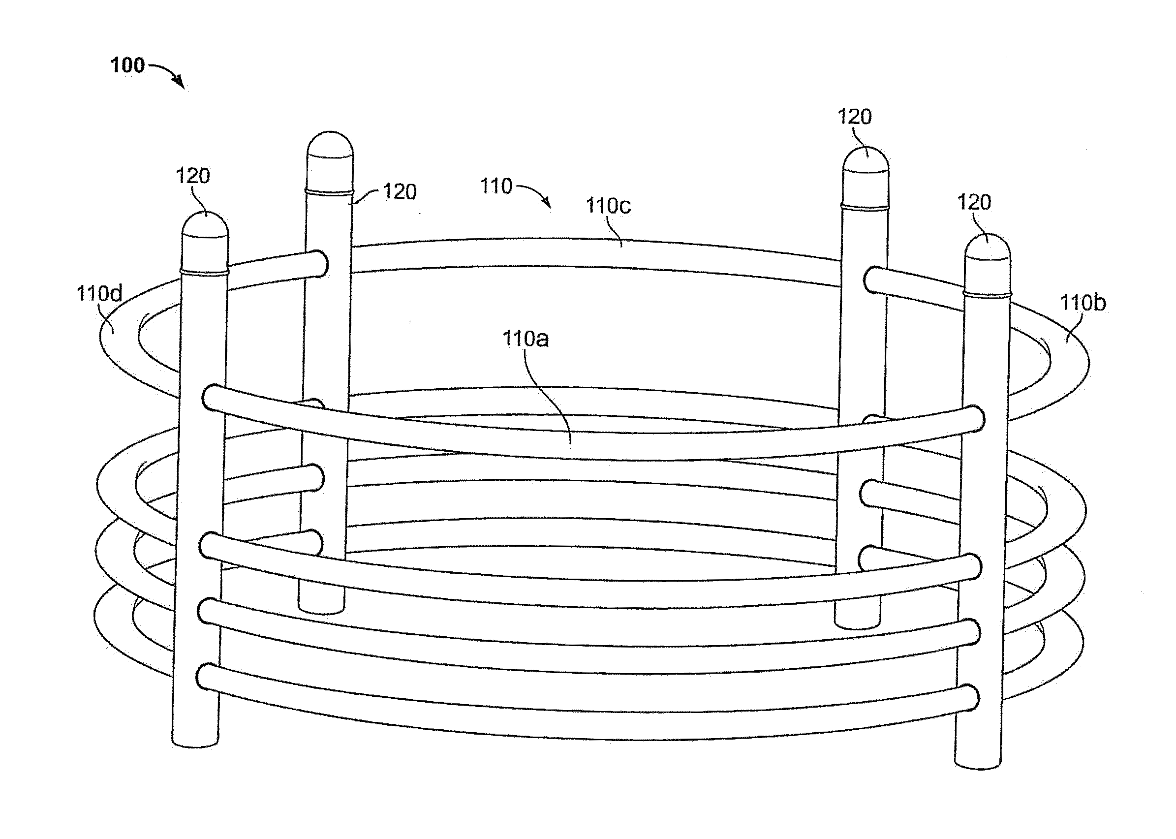 Portable animal feeding device