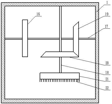 Automobile part cleaning device