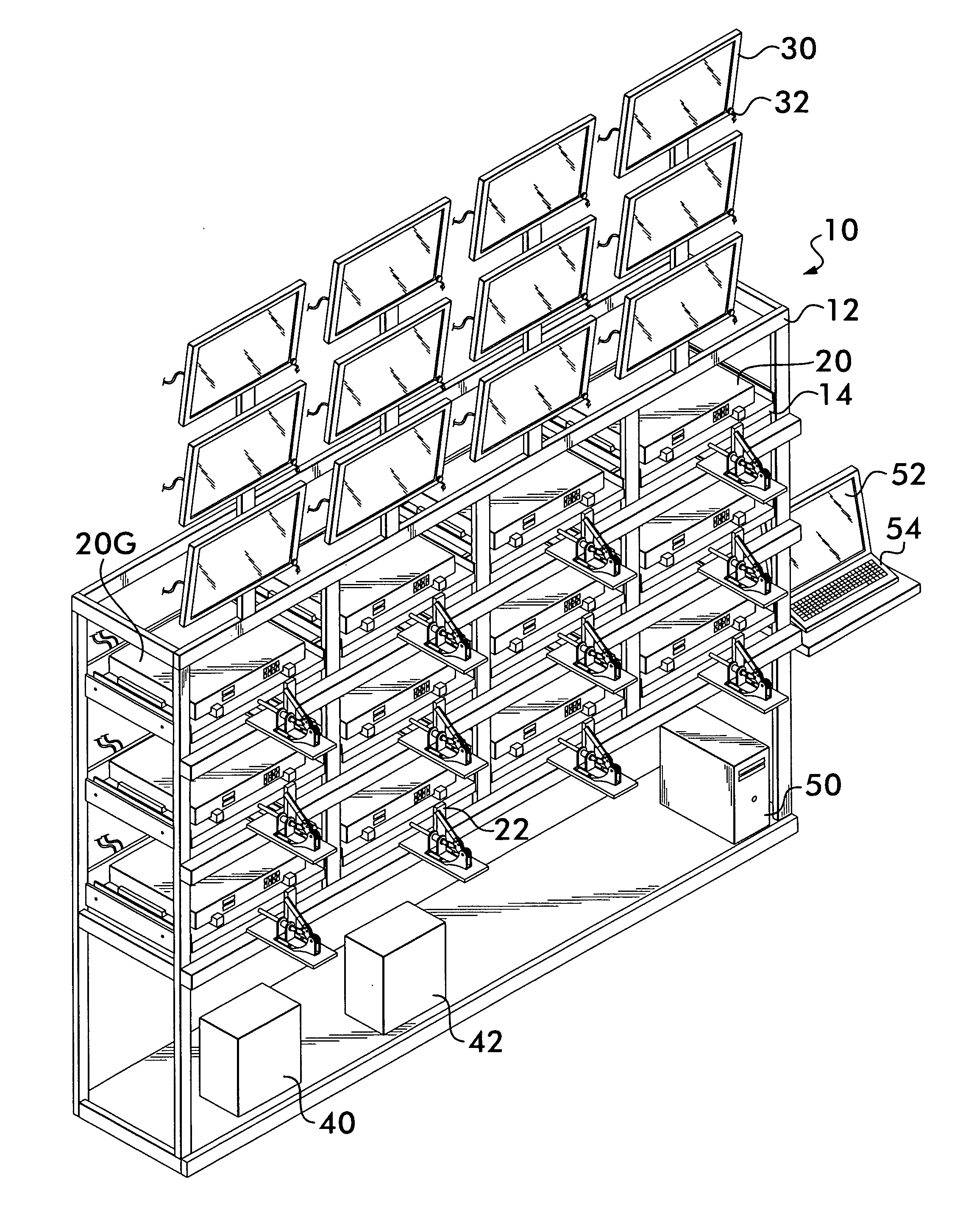 Method and apparatus for simultaneously testing multiple set-top boxes