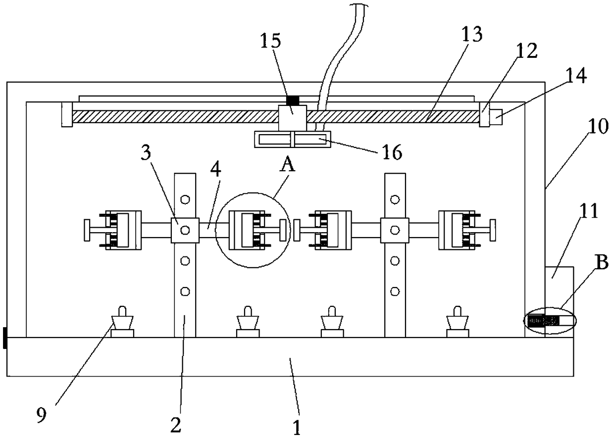 Test tube heating bracket for traditional Chinese medicine and pharmacy tests