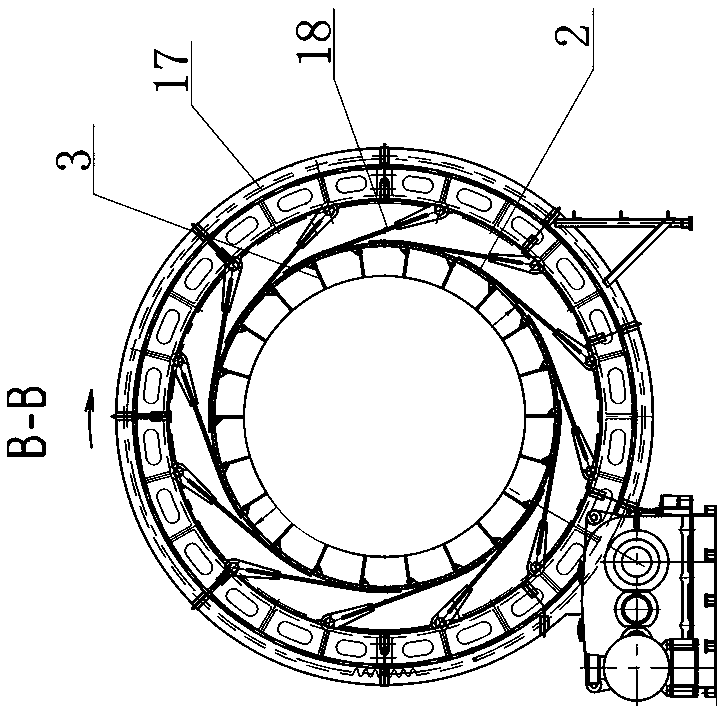 Dry kiln interior desulfurizer for smelting ferronickel through RKEF method