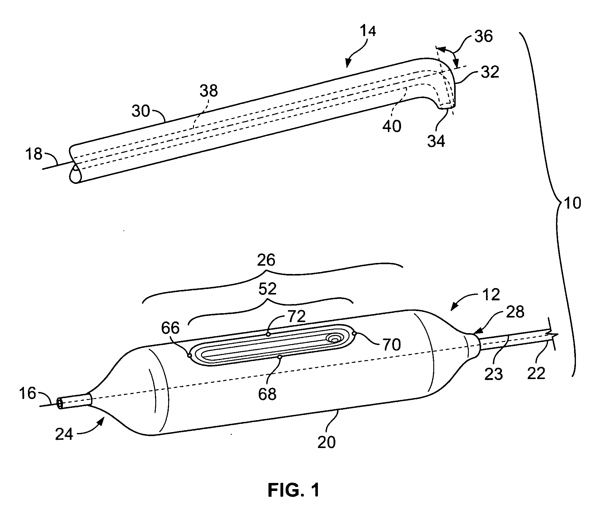 System for treating chronic total occlusion caused by lower extremity arterial disease