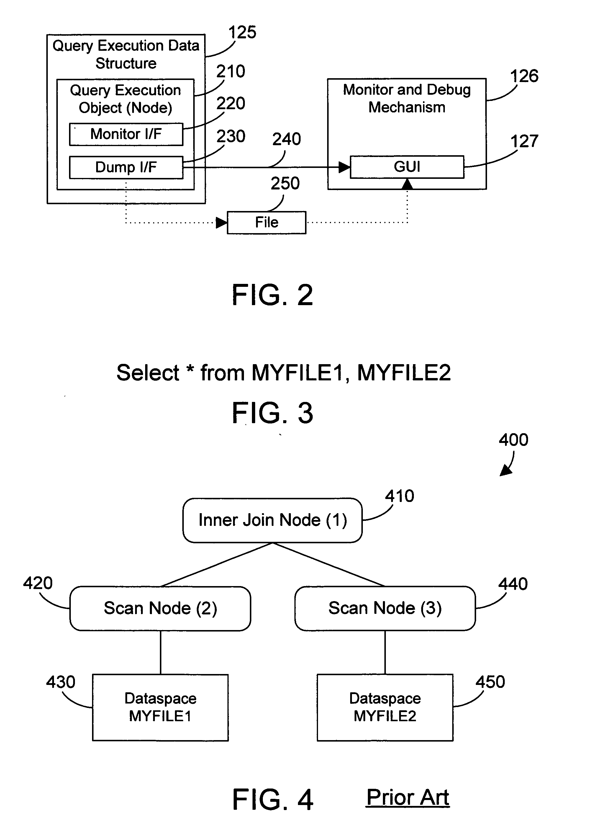 Apparatus and method for monitoring and debugging query execution objects