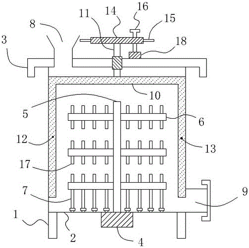 Novel stirrer for building